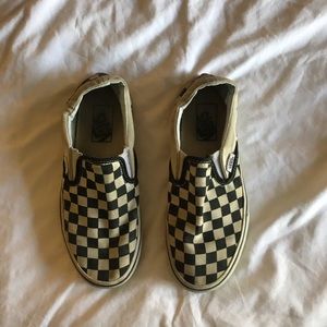 Checked vans